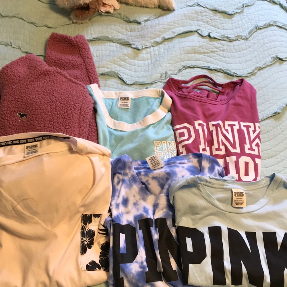 all new shirts and long sleeve only worn 1-4 times